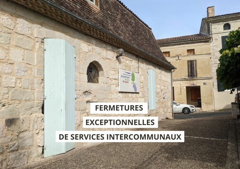 fermetures services ccpl pont 15 aout